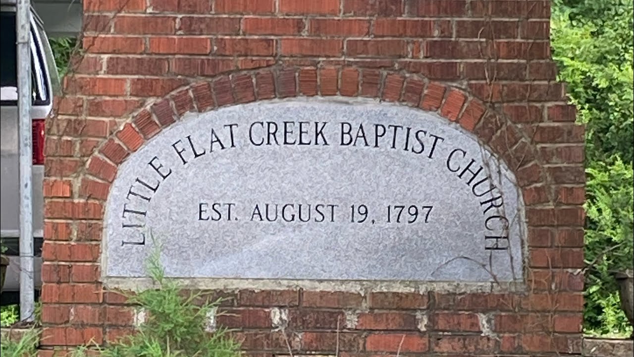 Little Flat Creek Baptist Cemetery Establish 1797 YouTube