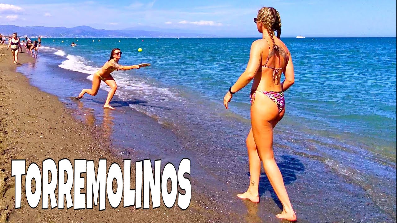 Torremolinos Beach Walk: Exploring the Beauty of Málaga's in 4K, Spain