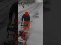 Clearing ❄️ Snow ❄️ from the driveway!