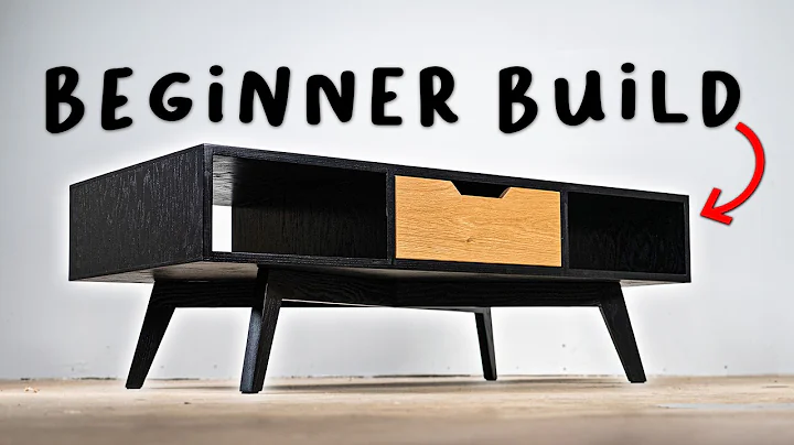 The Best Beginner Woodworking Project [Modern Coffee Table Build]