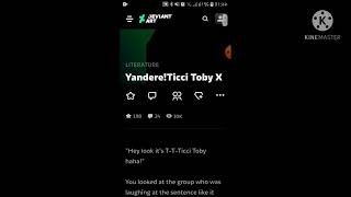 💫Yandere Ticci Toby x Reader💫