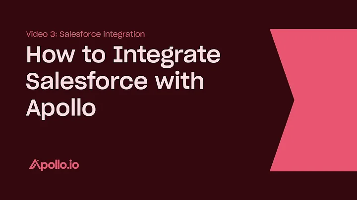 How to Integrate Salesforce with Apollo - 天天要聞
