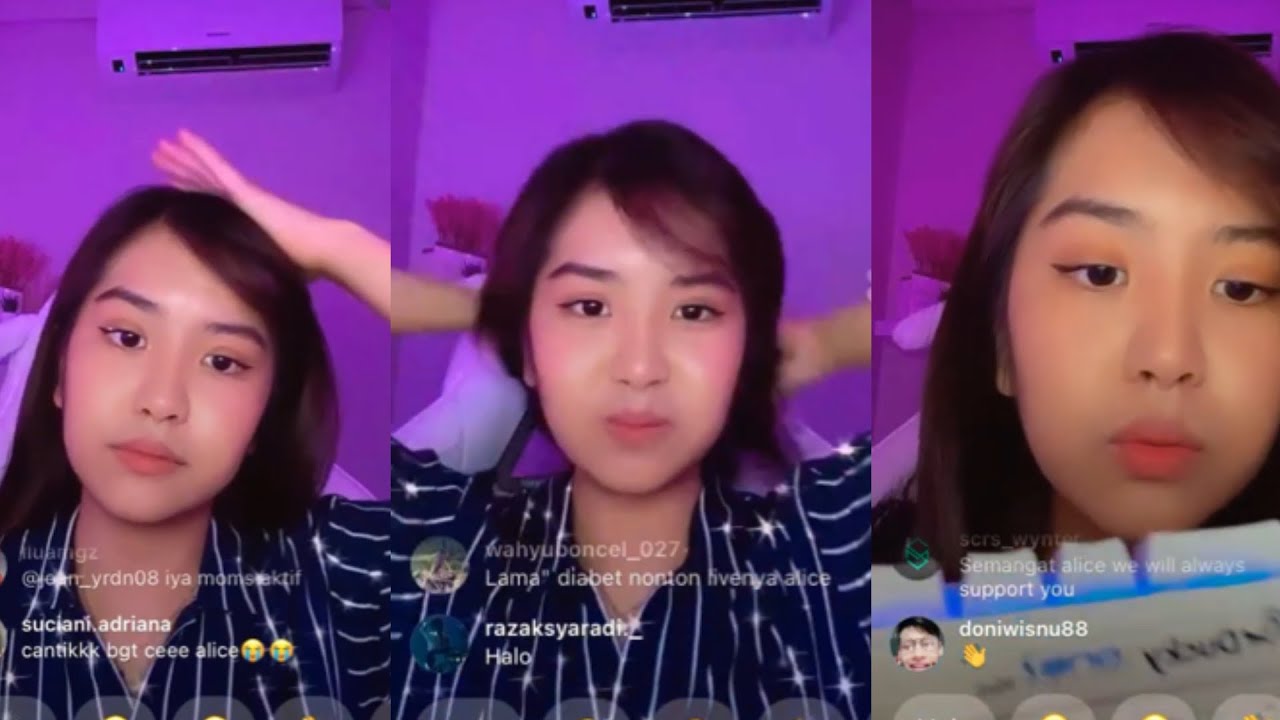 Btr Alice Cantik Banget Live Ig November Youtube