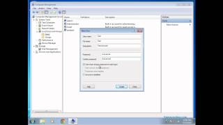 Windows 7 How to create an admin user.