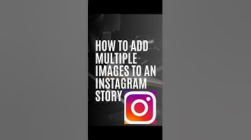 HOW TO ADD MULTIPLE IMAGES ON INSTAGRAM STORY #smartphone #instagram #tech #iphone #tricks #fyp