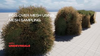 PCG Over Static Mesh Using Mesh Sampling In Unreal Engine 5
