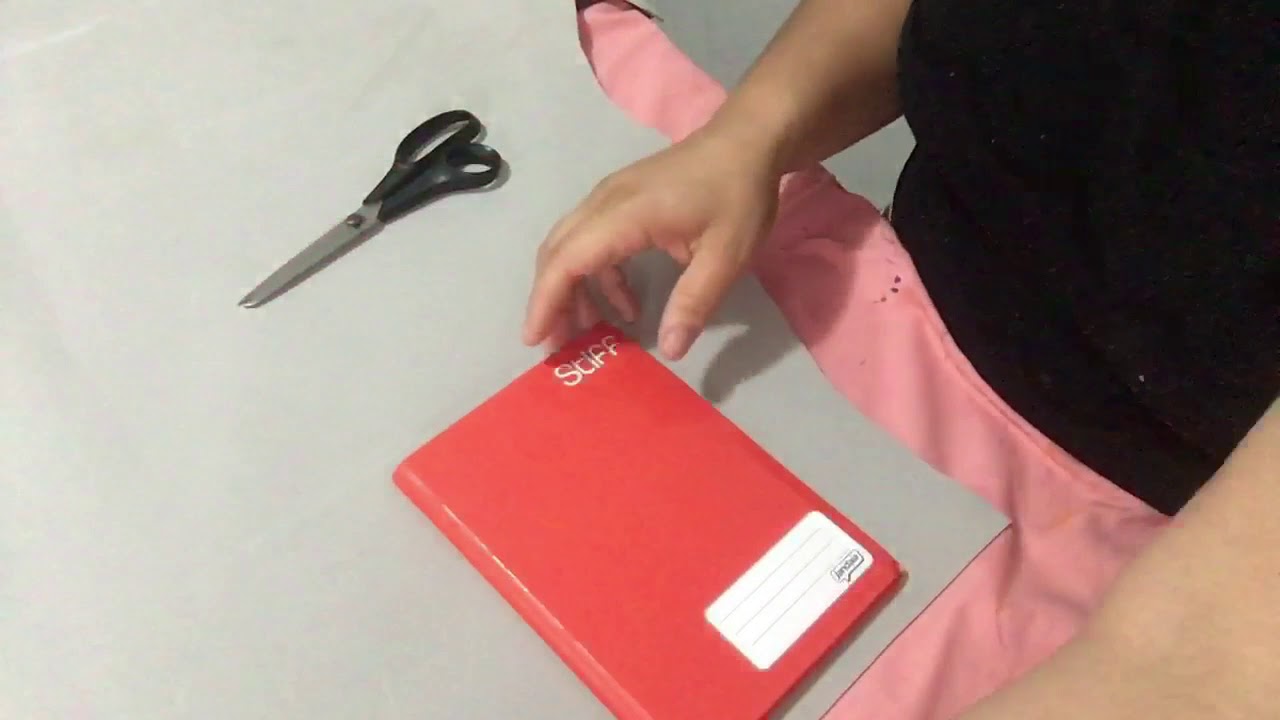 como encapar cadernos em eva