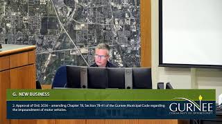 Gurnee Village Board - October 5, 2026