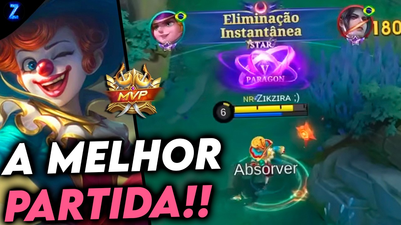 MELHOR PARTIDA DA SEMANA!! - HARLEY GAMEPLAY | Mobile Legends
