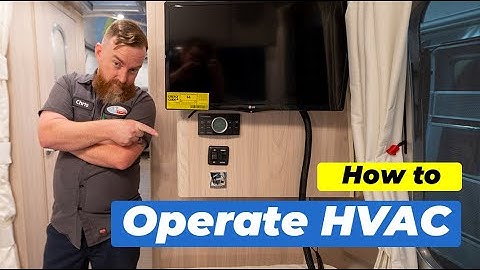 How To Operate HVAC Controls On An Airstream