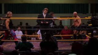 Marty Jannetty VS Trash Canyon in a fans lumberjack strap match