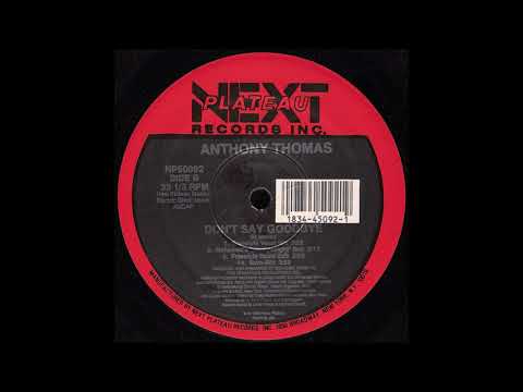 Anthony Thomas — Anthony Thomas - Don't Say Goodbye [Mohamed's ''Heavyweight'' Dub]