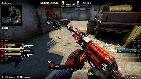 CSGO POV Gambit.Ax1Le vs. Astralis @inferno - 27 kills