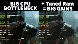 Big CPU Bottleneck + Tuned Memory = BIG GAINS!!