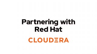 Cloudera: Partnering with Red Hat