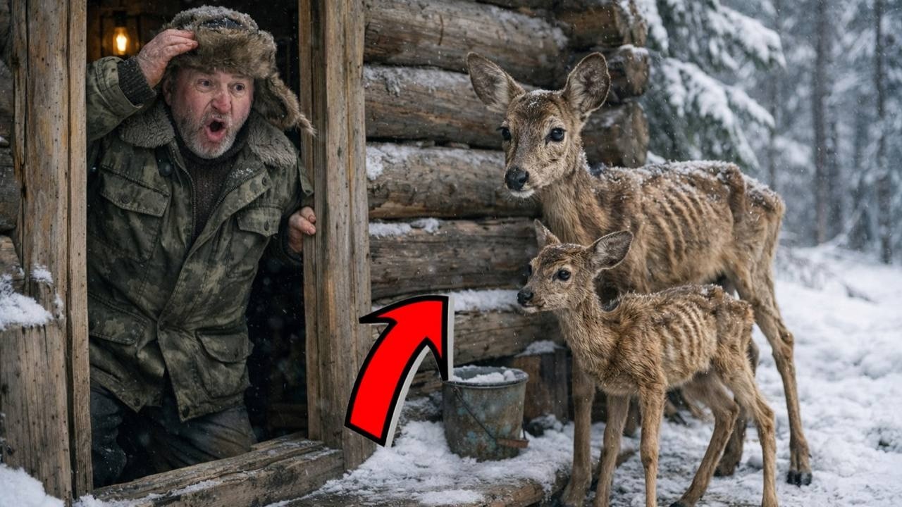 ФЕРМЕР впустил в свой дом ТОЩУЮ ОЛЕНИХУ С ОЛЕНЯТАМИ— и тут случилось НЕВЕРОЯТНОЕ!