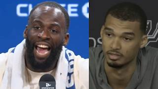 Draymond Walks Off After Pionate Reaction To Wemby Making Case For Mvp