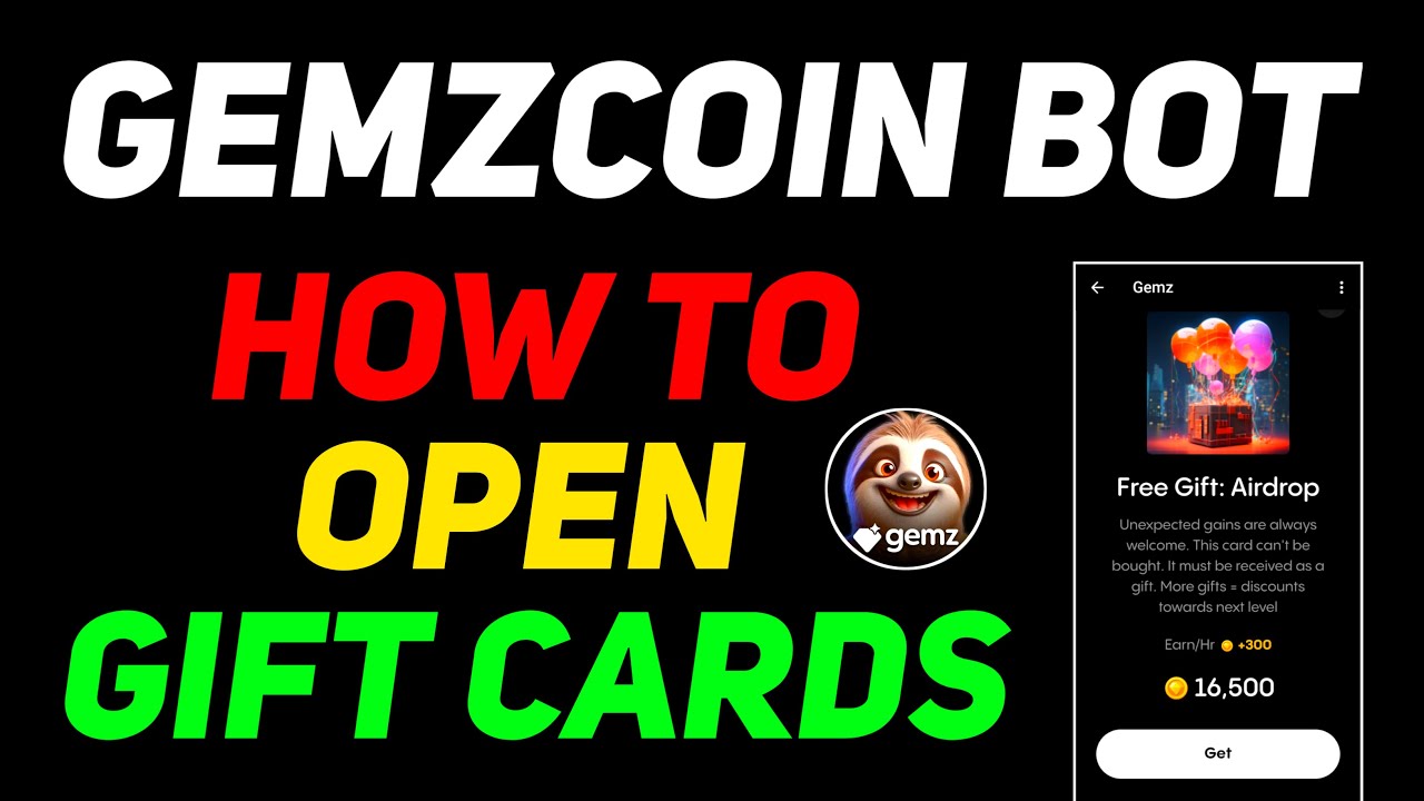 Gemzcoin Bot Open Gift Cards | How To Open Gemzcoin Gift Cards ...