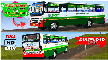 PATHANKOT DEPOT SKIN || TATA ACGL BS6 BUS MOD || HRTC BUS MOD || HIM HEROX || NEW MOD || BUSSID
