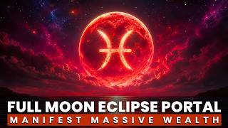 Double Manifestation Portal: Pisces Full Moon + Lunar Eclipse to Manifest Massive Wealth, 888 Hz Pisces Full Moon Lunar Eclipse Portal Manifest Wealth Abundance Prosperity