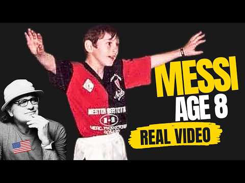 8-Year-Old Messi Was Already A Genius | American Reacts