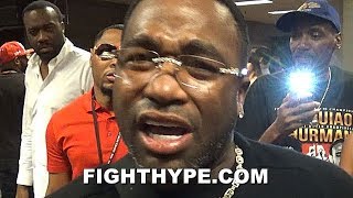 ADRIEN BRONER REACTS TO PACQUIAO DROPPING AND BEATING THURMAN: \\