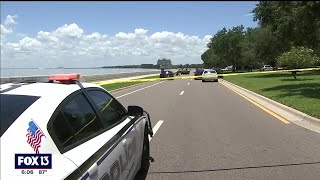 Tampa installs 2 temporary traffic signals on Bayshore Boulevard