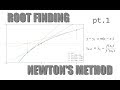 Root Finding with python and Jupyter! (pt.1) Newton's Method