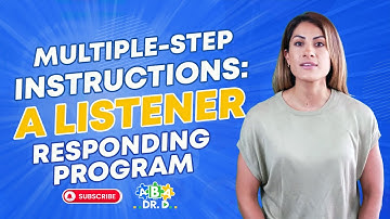 Multiple Step Instructions:  A Listener Responding Program
