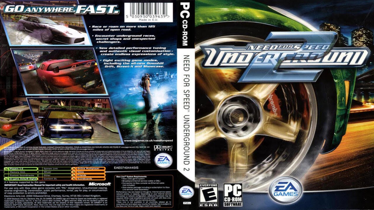 Need for Speed: Underground 2 (PC Game) : Electronic Arts : Free