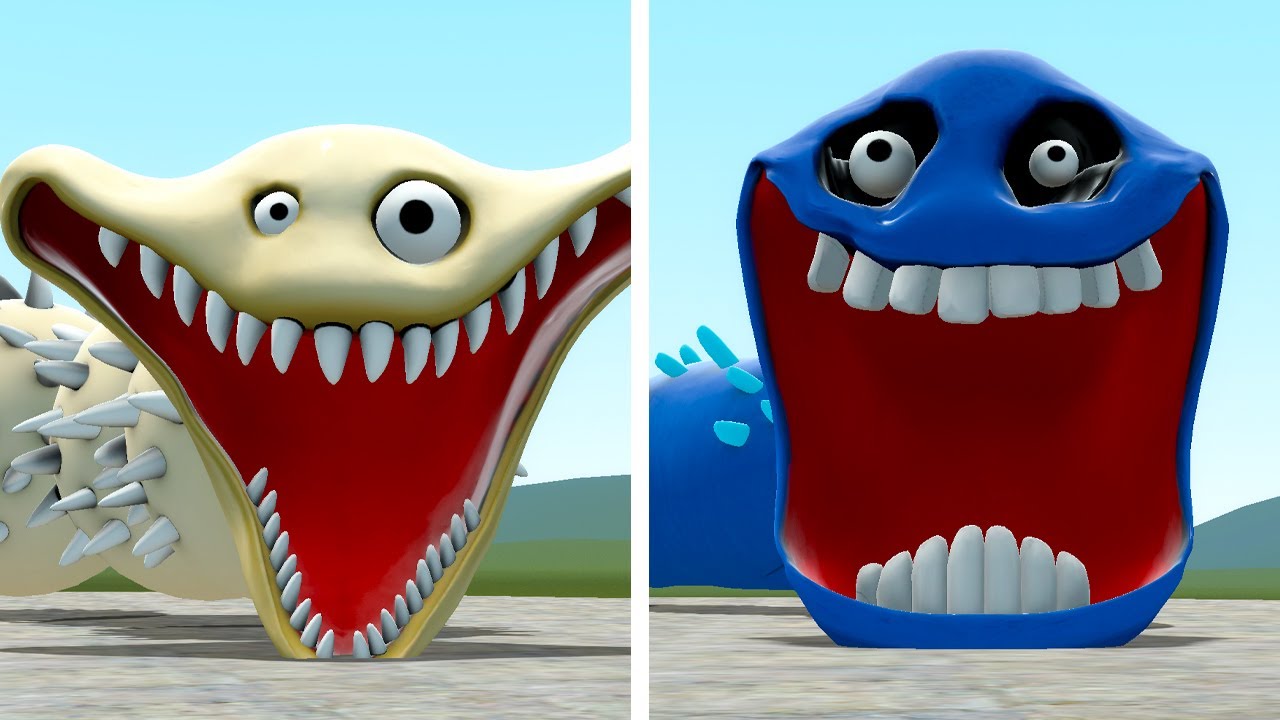 I FOUND ALL NEW HUNGRY WORMS FROM ROBLOX in Garry's Mod