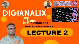 Python for Biotechnology Series: (Lecture 2: Introduction and Scope of Python in Biotechnology)