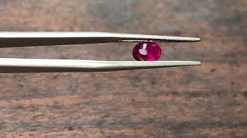 MẶT ĐÁ RUBY FACET 0.95CT | KingGems.vn - Đá quý Lục Yên