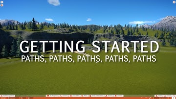 Planet Coaster - Learning The Basics - Episode 3 - PATHS, PATHS, PATHS, PATHS - PART 1