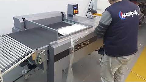Maripak USA - LMC Series - Semi-Automatic - L-Sealer - Model 8065-M - Laundry Packaging and Wrapping