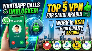 TOP 5 FREE VPNs for WhatsApp Calling in Saudi Arabia 🇸🇦 (100% Reliable)""Stop Paying! Best Free VPN screenshot 5