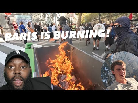 AMERICAN REACTS: Paris Has Fallen… ANTIFA Riots EXPLODE in France! 🇫🇷🔥