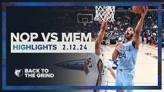 Memphis Grizzlies Highlights vs. New Orleans Pelicans