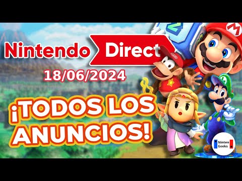 ¡Resumen de TODOS los ANUNCIOS del NINTENDO DIRECT de junio 2024!