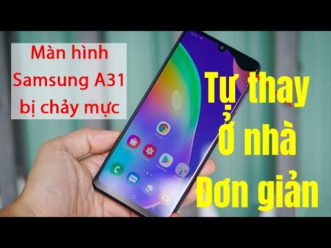 Video Hướng dẫn tự thay màn hình Samsung A31 rất dễ | Hạo... - youtube