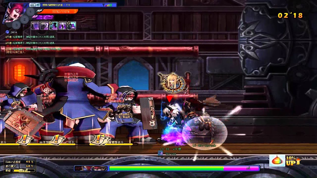 Grand Chase Rebirth - Leviathan Monster Train 301 Hellmode VIP with MP4