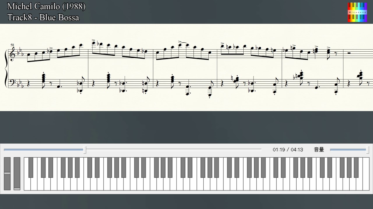 Michel Camilo - Blue Bossa【Transcription】 - YouTube