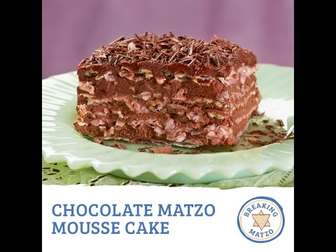 Chocolate Matzo Mousse Cake