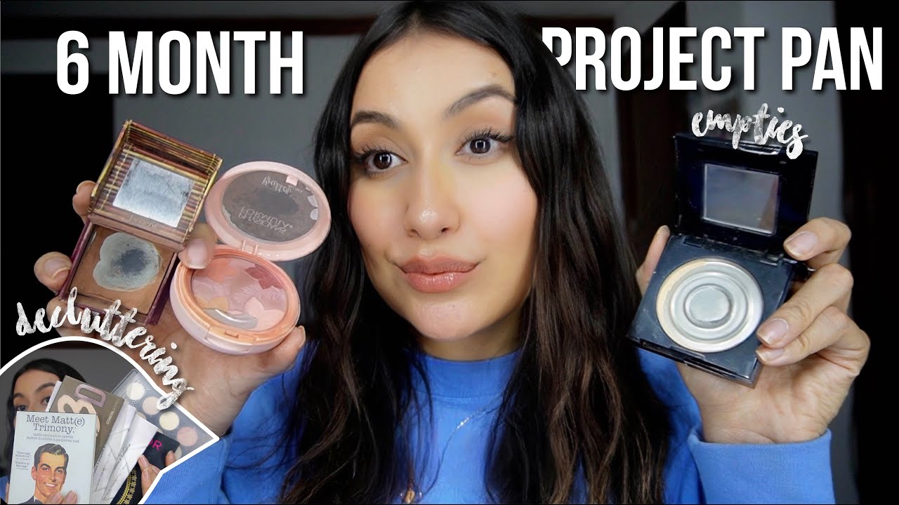 6 MONTHS OF PROJECT PAN: Here's What I Actually Used Up! | Empties, Makeup Decluttering, Update 2025