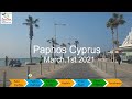 🇨🇾 March 1st 2021|  Paphos Cyprus to Yeroskipou | 4K 🚗 1st Phase of Covid Relaxations