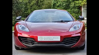 2012 Volcano Red Mclaren 12C Surrey Hills Motor Company