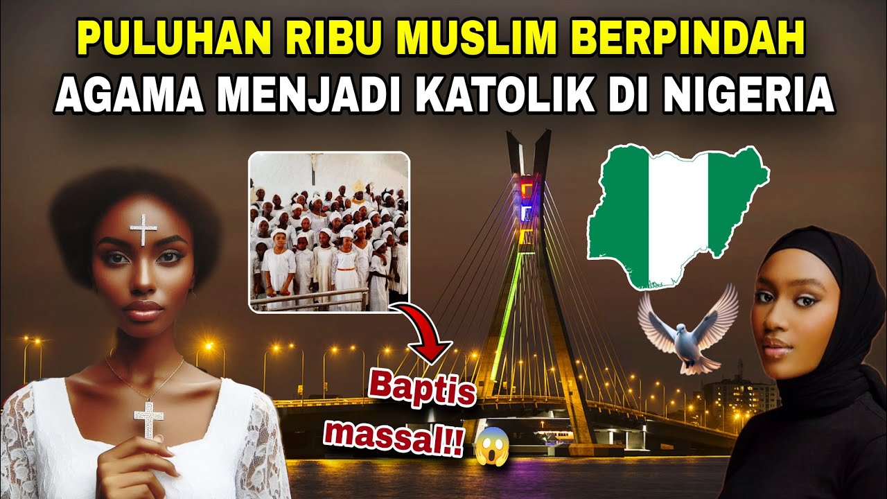 Wow, Puluhan RIBU MUSLIM PINDAH KATOLIK di Negara INI & terima Tuhan YESUS‼️Mengapa? 