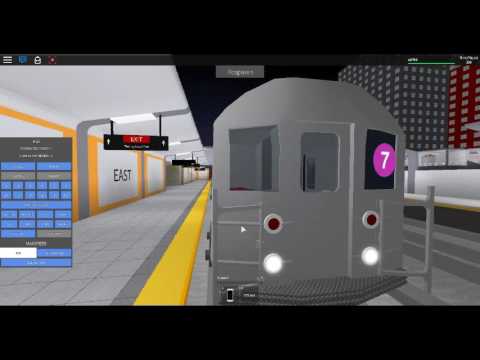 R 62 7 Train Round Trip Roblox Youtube - r train with announcements roblox