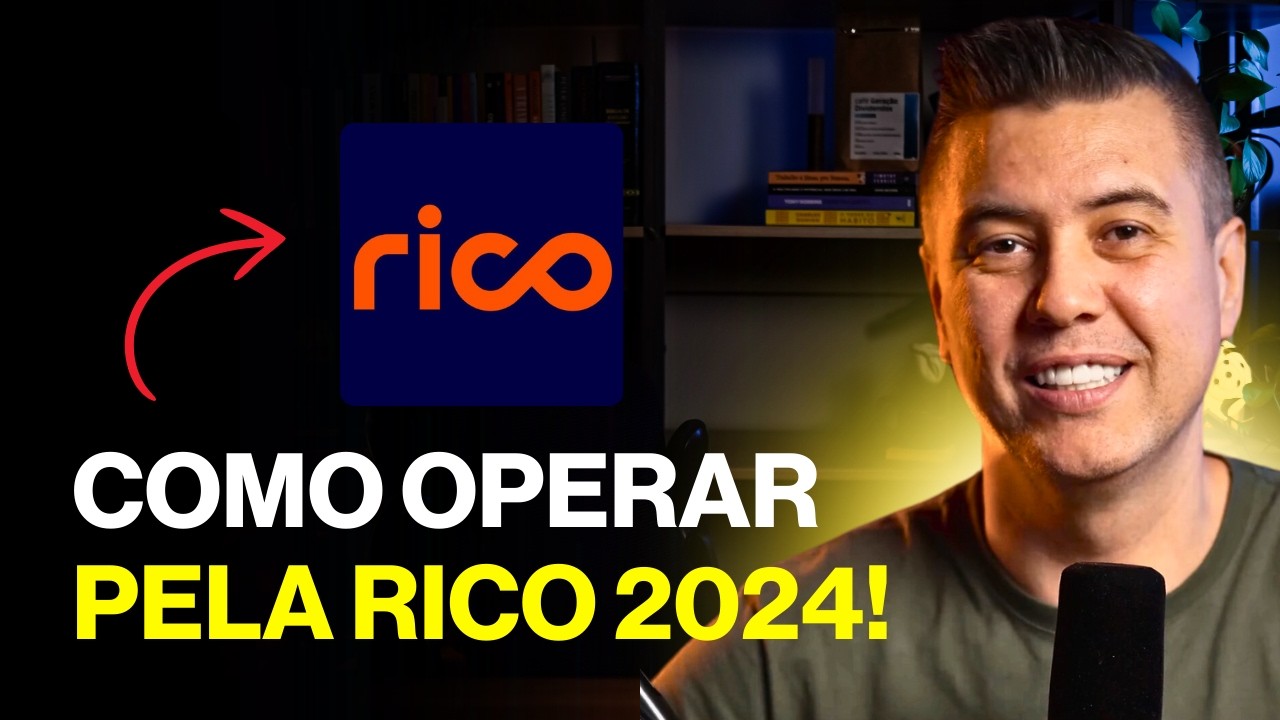 COMO OPERAR OPÇÕES PELA CORRETORA RICO | PASSO A PASSO 2024!