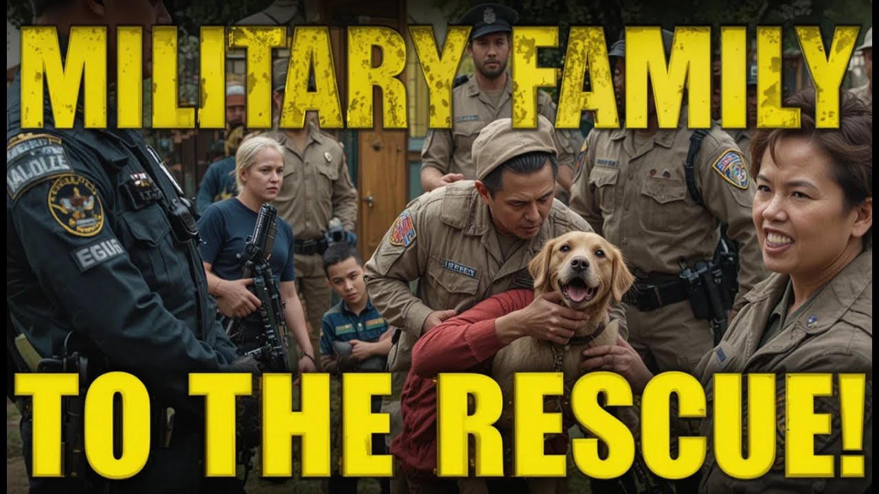 Police Tase Veteran & Dog During Crisis—See How a Military Family Stepped In!